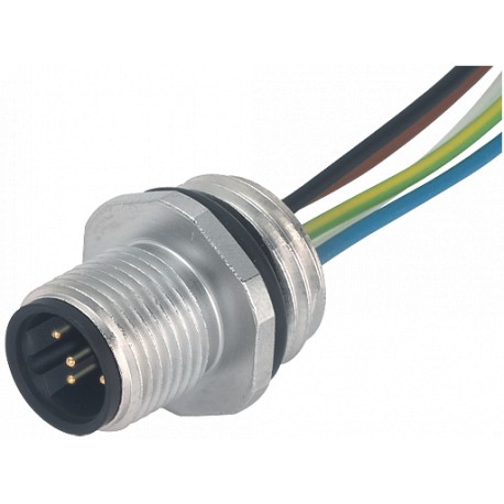7000-14121-9750020 MURRELEKTRONIK M12 conector brida macho B-cod. montaje frontal PE-wire 5X0.34 0.2m
