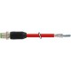 7000-14541-7920300 MURRELEKTRONIK M12 male 0° with cable D-coded Ethernet PUR 2x2xAWG22 shielded red UL,CSA ..