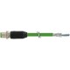 7000-14541-7960900 MURRELEKTRONIK M12 male 0° with cable D-coded Ethernet PUR 2x2xAWG22 shielded green UL,CS..