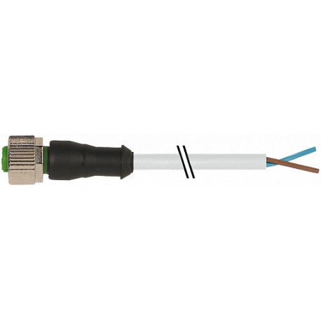 7000-15001-4142000 MURRELEKTRONIK M12 hembra 0° con cable Cube67 PUR 2x0,5 amarillo 20m