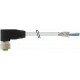 7000-17141-2913500 MURRELEKTRONIK M12 female 90° with cable PUR 8x0.25 shielded gray 35m