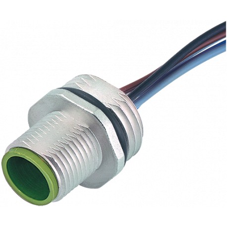 7000-17161-9730050 MURRELEKTRONIK M12 conector brida macho A-cod. montaje frontal PP 8x0,25 0.5m