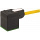 7000-18001-0160600 MURRELEKTRONIK MSUD tapón válvula forma A 18 mm con cable PVC 3X0.75 amarillo, 6m