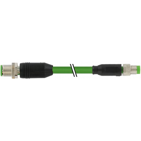 7000-44901-7910060 MURRELEKTRONIK M12 Stecker gerade / M8 Stecker gerade Ethercat PUR 1x4xAWG26 geschirmt gr..