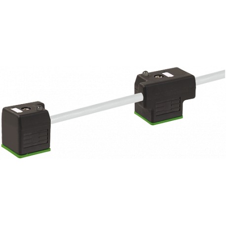 7000-58005-2271500 MURRELEKTRONIK MSUD plugue de válvula doble forma A 18 mm com cabo PUR 4x0.75 cinza UL/CS..