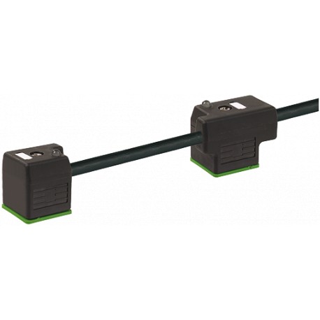 7000-58021-6272000 MURRELEKTRONIK MSUD double valve plug form A 18mm with cable PUR 4x0.75 black UL/CSA 20m
