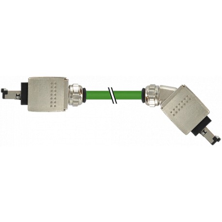 7000-74661-7960030 MURRELEKTRONIK RJ45 Push Pull macho 0º/ RJ45 Push Pull macho 45º PUR 2x2xAWG22 blindado v..