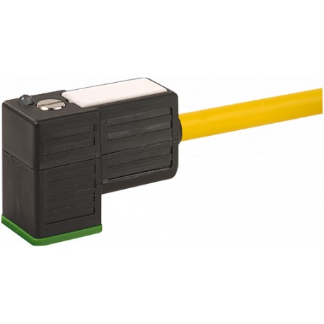7000-80021-0560500 MURRELEKTRONIK MSUD tapón válvula forma C 8 mm con cable PUR 3X0.75 amarillo, robot, cade..