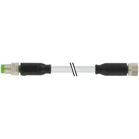 7000-88005-2100200 MURRELEKTRONIK M8 Stecker gerade / M8 Buchse gerade PVC 3x0.25 grau UL/CSA 2m