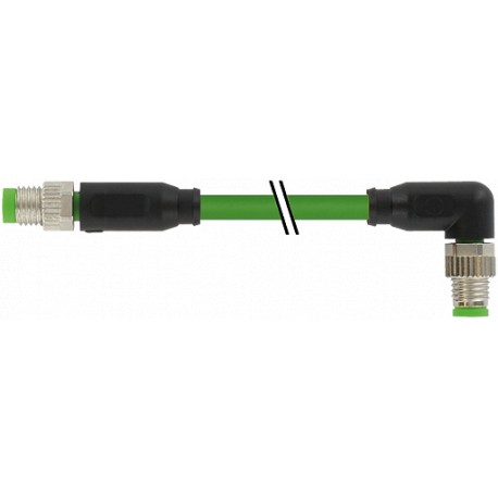 7000-89711-7910150 MURRELEKTRONIK M8 macho 0° / M8 macho 0° Ethercat PUR 1x4x0,155 shield verde UL/CSA, cade..
