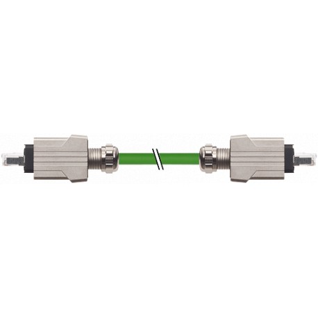 7000-99651-7940500 MURRELEKTRONIK Push Pull RJ45 / Push Pull RJ45, Profinet PUR 2x2xAWG22 blindé vert UL/CSA..