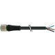 7000-P7221-7820150 MURRELEKTRONIK M12 Power T-coded female 0° with cable PUR 4x1.5 black UL/CSA + drag chain..