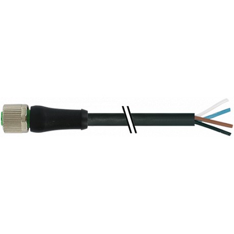 7000-P7221-7820150 MURRELEKTRONIK M12 Power T-coded female 0° with cable PUR 4x1.5 black UL/CSA + drag chain..