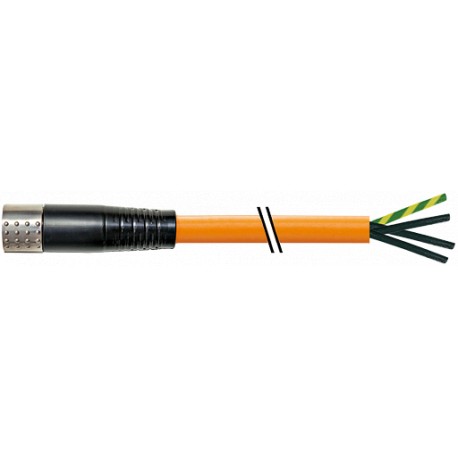 7000-P8021-P120200 MURRELEKTRONIK MQ15-X-Power hembra 0° con cable PUR 4x1,5 apantallado naranja UL/CSA + ca..