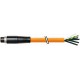 7000-P8301-P113500 MURRELEKTRONIK MQ15-X-Power male 0° with cable PUR 4x2,5 + 2x1,5 shielded orange UL/CSA +..