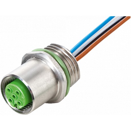 7002-19181-9790020 MURRELEKTRONIK M12 toma hembra A-cod. montaje frontal V2A PP 12x0,14 0.2m