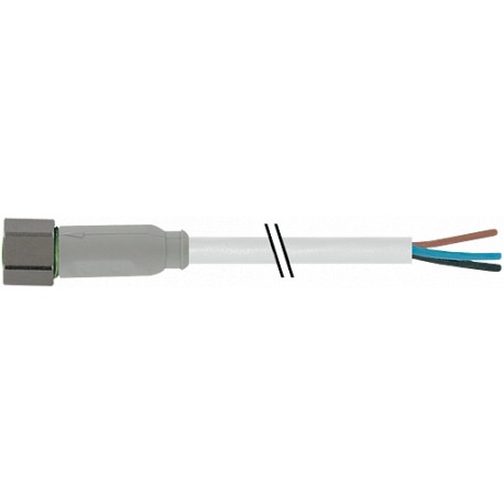 7014-08041-2100500 MURRELEKTRONIK M8 female 0° A-cod. with cable F&BPVC 3x0.25 gy UL/CSA 5m