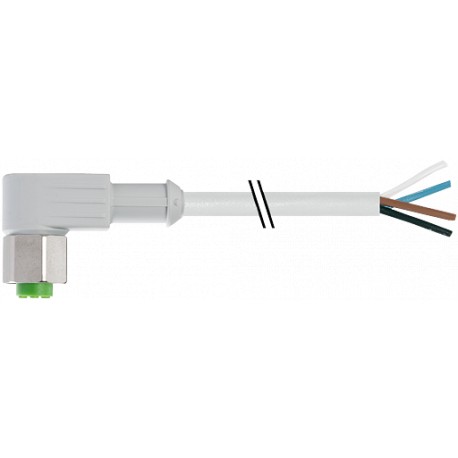 7014-12341-2140200 MURRELEKTRONIK M12 hembra 90° con cable F&B PVC 4X0.34 amarillo 2m