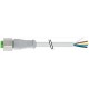 7014-14381-2151000 MURRELEKTRONIK M12 female 0° B-cod. with cable F&BPVC 5x0.34 gy UL/CSA 10m