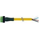 7050-12221-0140750 MURRELEKTRONIK MQ12 hembra 0° con cable PVC 4X0.34 amarillo, 7.5m