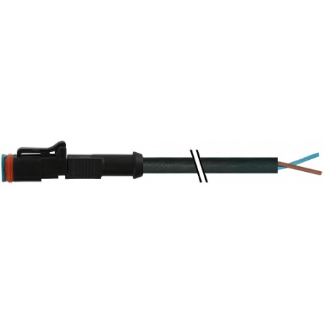 7072-72001-7501000 MURRELEKTRONIK Mobile hydraylic valve plug MDC06-2S PUR 2x0,75 black 10.0m