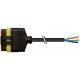 7072-73221-5160200 MURRELEKTRONIK Valve plug SuperSeal female 6 pole with cable PUR 6x0.75 black 2m