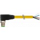 7700-12101-1500060 MURRELEKTRONIK M12 macho 90° con cable TPE 4xAWG18/41 amarillo UL,CSA + cadena portacable..