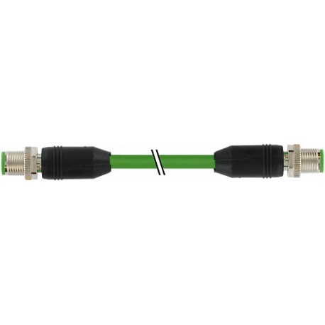 7700-44511-S7V0100 MURRELEKTRONIK M12 Stecker gerade / M12 Stecker gerade Ethernet D-cod.TPE 2x2xAWG22 gesch..