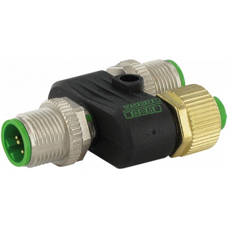7000-44151-0000000 MURRELEKTRONIK T-Stück M12-Stecker / M12-Stecker Buchse Profibus