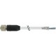 7000-13201-3314500 MURRELEKTRONIK M12 female 0° A-cod. with cable shieldedPUR 4x0.34 shielded gy 45m