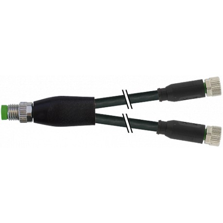 7000-87061-6110150 MURRELEKTRONIK M8 male E-distributor / M8 female 0°