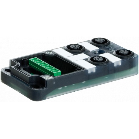 8000-84401-0000000 MURRELEKTRONIK EXACT12, 4XM12, 4 POLE BASIC HOUSING, NPN-LED'S
