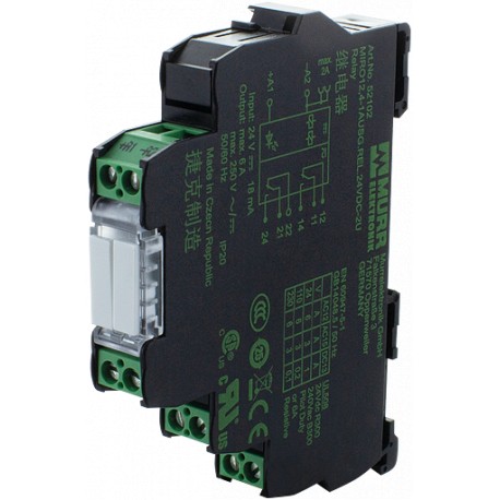 52102 MURRELEKTRONIK MIRO 12,4 24VDC-2U Ausgangsrelais