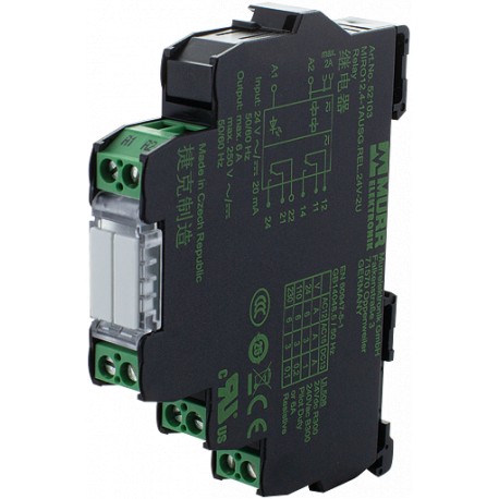 52103 MURRELEKTRONIK MIRO12,4-1OUTPUT-REL.24V-2U