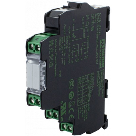 52111 MURRELEKTRONIK МИРО 12.4 24В-2У ВХОДНОЕ РЕЛЕ