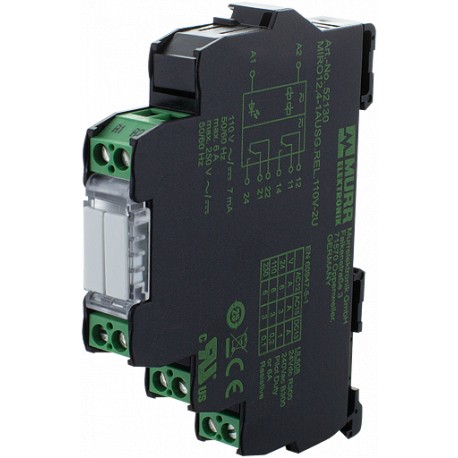 52130 MURRELEKTRONIK MIRO 12.4 110V-2U OUTPUT RELAY