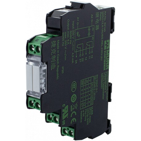 52140 MURRELEKTRONIK MIRO 12,4 230V-2U Ausgangsrelais