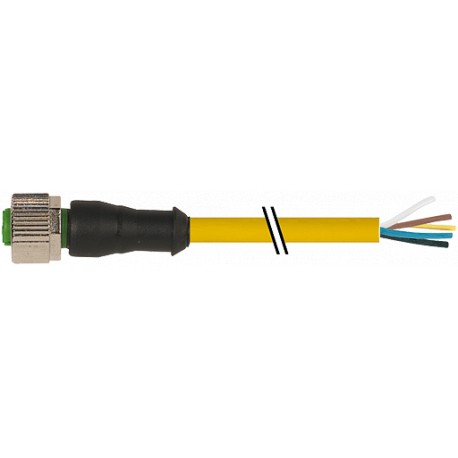 7000-12241-1261500 MURRELEKTRONIK M12 FEMALE 0°