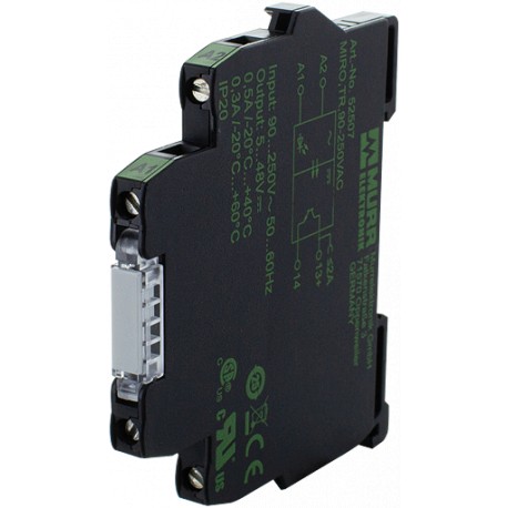 52507 MURRELEKTRONIK MIRO TR 90-250VAC OPTO-COUPLER MODULE