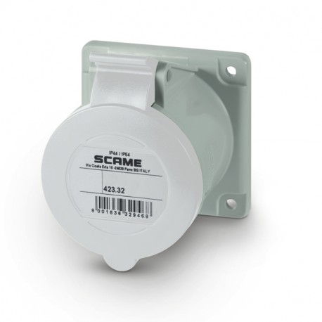 423.32633 SCAME PRESA INCASSO 2P+T IP44/IP54 32A 12h
