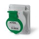 413.16631 SCAME FLUSH-MNT.STECKDOSE 16A 2P+E 10h 50V