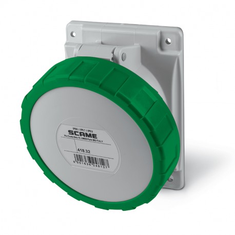 418.32631 SCAME РОЗЕТКА 32A 2P+E 10h 50V 100-300Hz