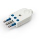 106.3002 SCAME AERIAL PLUG 2P+T 10A WHITE