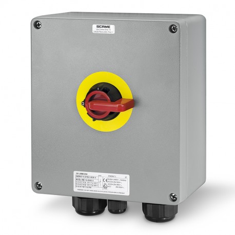 591.AEM4004-A SCAME РАЗЪЕДИНИТЕЛЬ 40A 3/4P IP66