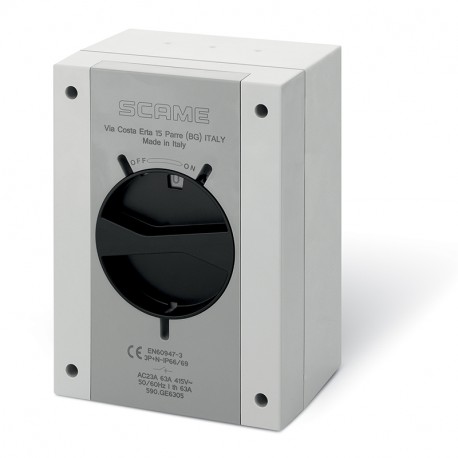 590.GE16005.SN SCAME SCHALTTECHNIK INT. 160A 3P+SN IP66 ALLGEMEIN