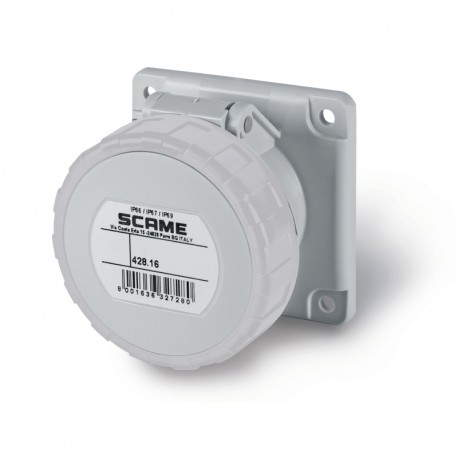 428.16634 SCAME РОЗЕТКА 2P+E IP66/IP67/IP69 16A 3h
