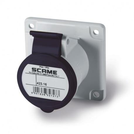 423.16667 SCAME TOMADA EMB. 3P+T IP44/IP54 16A 5h