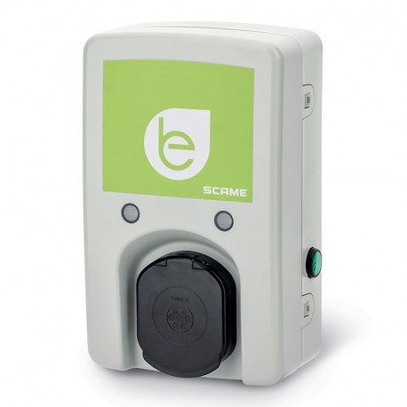 204.WB11F-T2 SCAME WALL BOX 1 SOCKET TYPE 2
