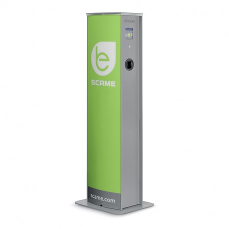 204.CA23B-T2T2ME SCAME COLUMN CA 2 SOCKETS WITH LOCK