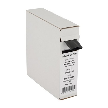 61742431 PROTECT Box 19.1/9.5 BK LAPP Shrink tube PROTECT Box 19.1/9.5 BK